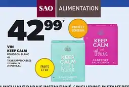 Provigo VIN KEEP CALM, 4 L offer