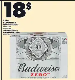 Provigo BUDWEISER ZERO, 12X355 ML offer