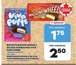 Provigo DARE WAGON WHEELS OR VIVA PUFFS MARSHMALLOW COOKIES, 300-360 G offer