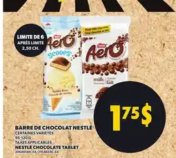Provigo NESTLÉ CHOCOLATE TABLET, 95-120 G offer