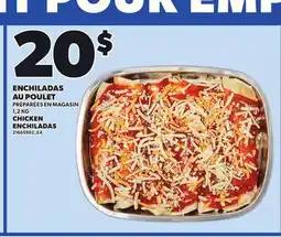 Provigo CHICKEN ENCHILADAS, 1,2 KG offer