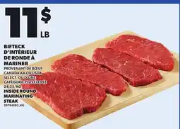 Provigo INSIDE ROUND MARINATING STEAK offer
