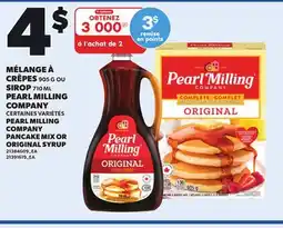 Provigo PEARL MILLING COMPANY PANCAKE MIX, 905 G OR ORIGINAL SYRUP, 710 ML offer
