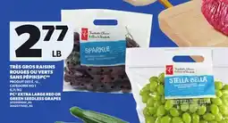 Provigo PC EXTRA LARGE RED OR GREEN SEEDLESS GRAPES offer