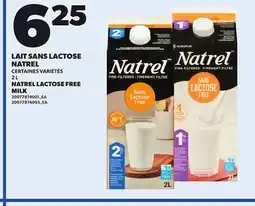 Provigo NATREL LACTOSE FREE MILK, 2 L offer