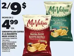 Provigo MISS VICKIE'S KETTLE COOKED POTATO CHIPS, 190/200 G offer