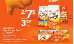 Provigo PEPPERIDGE FARM GOLDFISH CRACKERS, 156 - 227 g offer