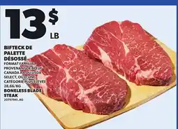 Provigo BONELESS BLADE STEAK offer