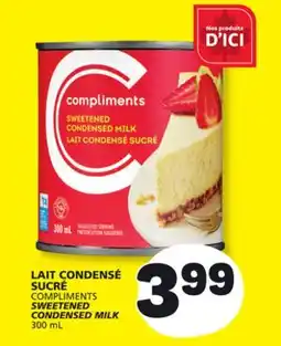 Marché Bonichoix COMPLIMENTS SWEETENED CONDENSED MILK offer