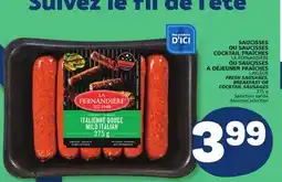 Marché Bonichoix LA FERNANDIÈRE, LAFLEUR FRESH SAUSAGES, BREAKFAST OR COCKTAIL SAUSAGES offer