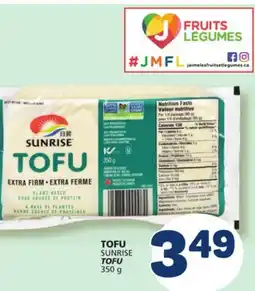 Marché Bonichoix SUNRISE TOFU offer