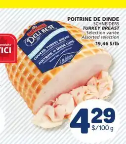 Marché Bonichoix SCHNEIDERS TURKEY BREAST offer