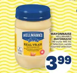 Marché Bonichoix HELLMANN'S MAYONNAISE offer