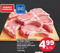 Marché Bonichoix FRESH PORK LOIN CHOPS offer