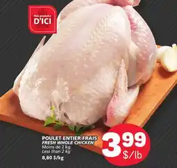Marché Bonichoix FRESH WHOLE CHICKEN offer