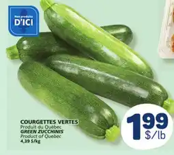 Marché Bonichoix GREEN ZUCCHINIS offer