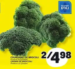 Marché Bonichoix COURONNE DE BROCOLI Produit du Québec offer