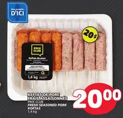 Marché Bonichoix FRESH SEASONED PORK KOFTAS offer