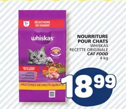 Marché Bonichoix WHISKAS RECETTE ORIGINALE CAT FOOD offer