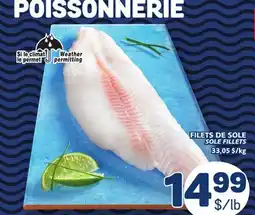 Marché Bonichoix SOLE FILLETS offer