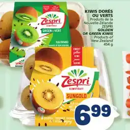 Marché Bonichoix ZESPRI GOLDEN OR GREEN KIWIS offer
