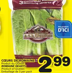 Marches Tradition ROMAINE HEARTS offer