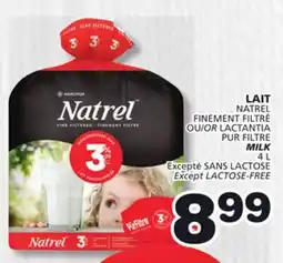 Marches Tradition NATREL PUR FILTRE MILK offer