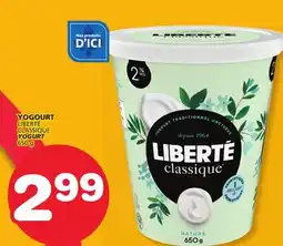 Marches Tradition LIBERTÉ CLASSIQUE YOGURT offer