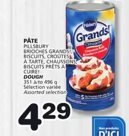 Marches Tradition PILLSBURY BRIOCHES BISCUITS, CROÛTES À TARTE, CHAUSSONS, CUIRE! DOUGH offer