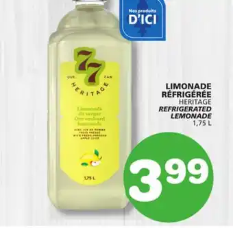 Marches Tradition HERITAGE REFRIGERATED LEMONADE offer