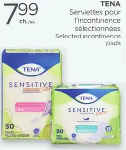 Proxim TENA Selected incontinence pads offer