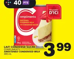 Marches Tradition COMPLIMENTS SWEETENED CONDENSED MILK offer