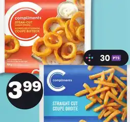 Marches Tradition COMPLIMENTS FROZEN FRIED POTATOES OR FROZEN ONION RINGS offer