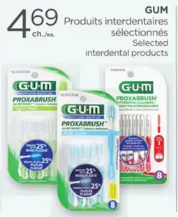 Proxim GUM Selected interdental products offer