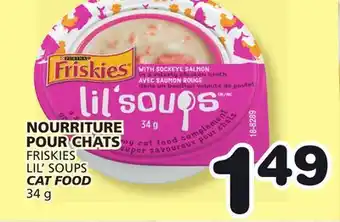 Marches Tradition FRISKIES LIL' SOUPS CAT FOOD offer