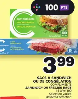 Marches Tradition COMPLIMENTS SANDWICH OR FREEZER BAGS offer
