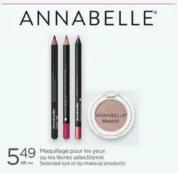 Proxim ANNABELLE Selected eye or lip makeup products offer