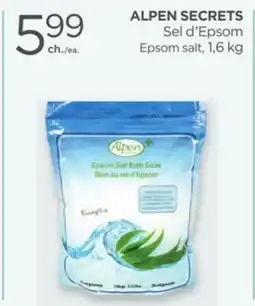Proxim ALPEN SECRETS Epsom salt offer