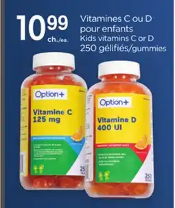 Proxim OPTION+ Kids vitamins C or D offer
