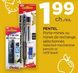 Proxim PENTEL Selected mechaninal pencils or refill leads offer