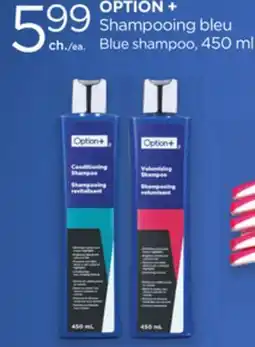 Proxim OPTION + Blue shampoo offer