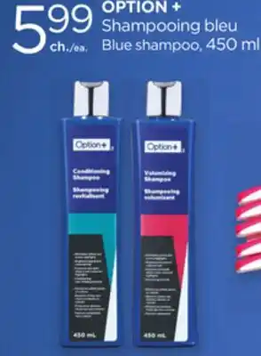 Proxim OPTION + Blue shampoo offer
