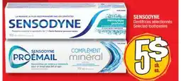 Jean Coutu SENSODYNE Selected toothpastes offer