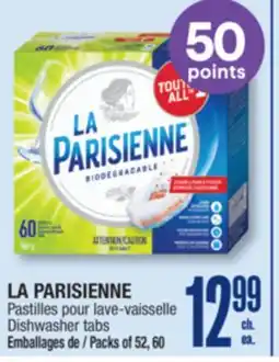 Jean Coutu LA PARISIENNE Dishwasher tabs offer