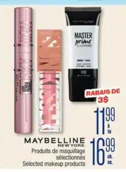 Jean Coutu MAYBELLINE NEW YORK Selected makeup products offer