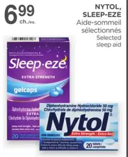 Proxim NYTOL, SLEEP-EZE Selected sleep aid offer