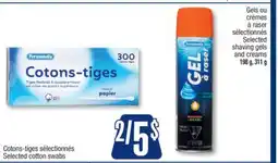 Jean Coutu PERSONNELLE Selected cotton swabs offer