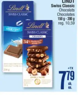 Jean Coutu LINDT Swiss Classic Chocolates offer