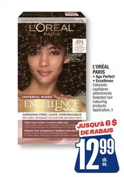 Jean Coutu L'ORÉAL PARIS Age Perfect Excellence Selected hair colouring products offer