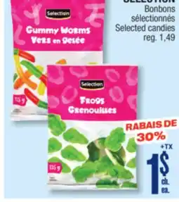 Jean Coutu SELECTION Selected candies offer